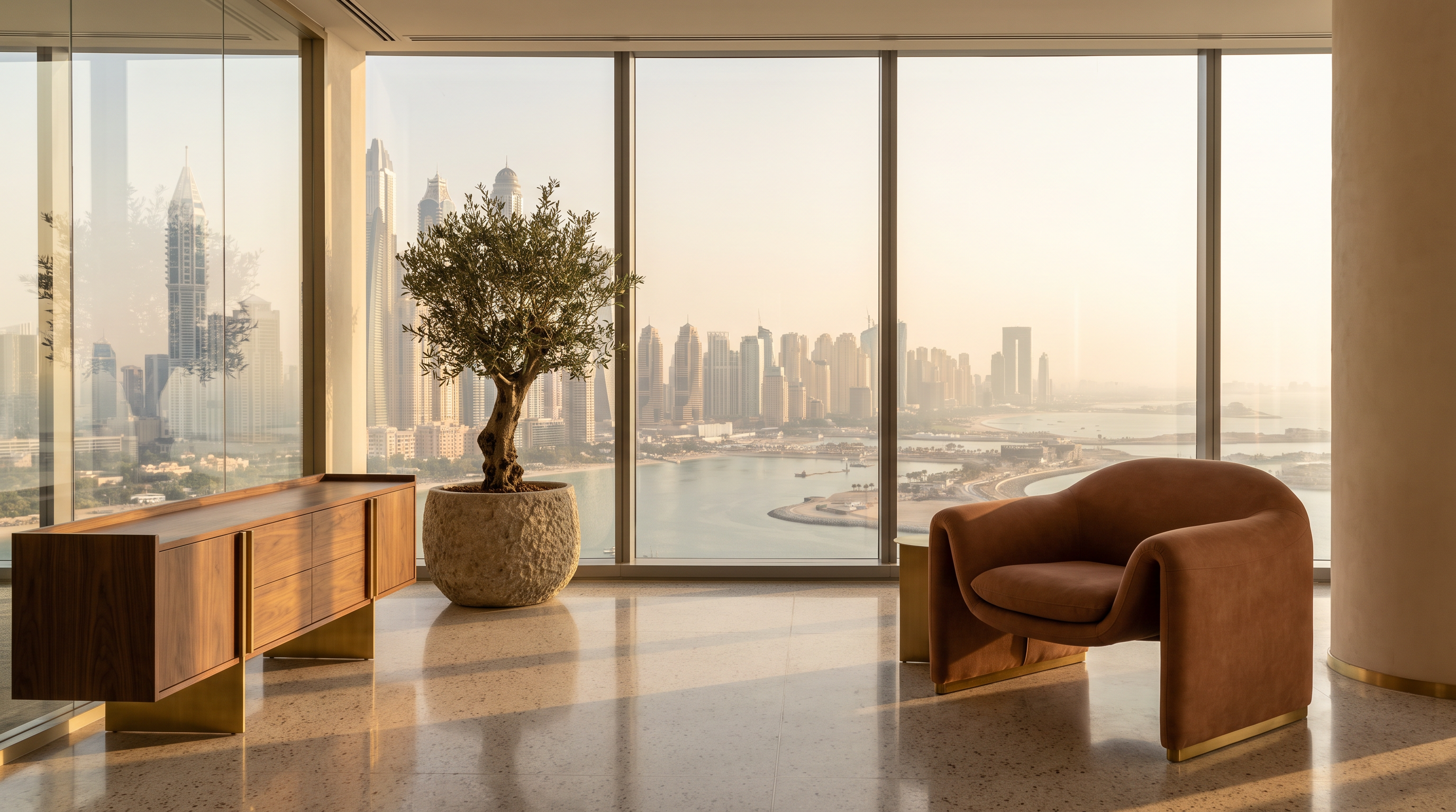 VZU design desk in the Dubai office, running a UI/UX Designer pilot